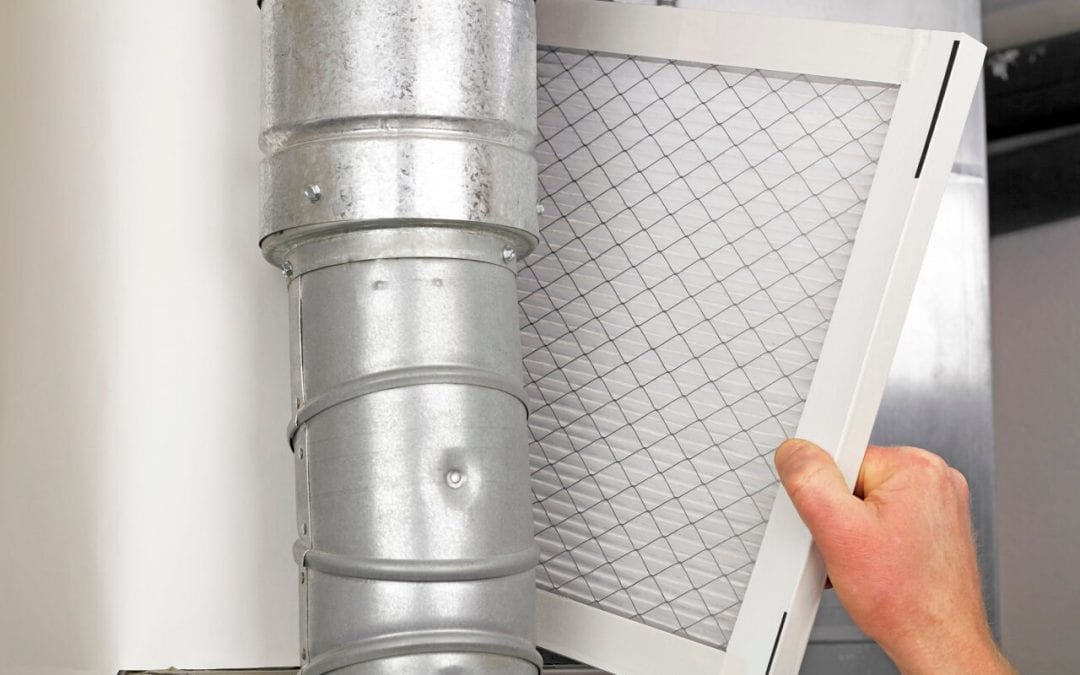 Improve indoor air quality by changing the HVAC filter regularly
